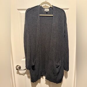 Universal Thread Charcoal Open-Front Cardigan